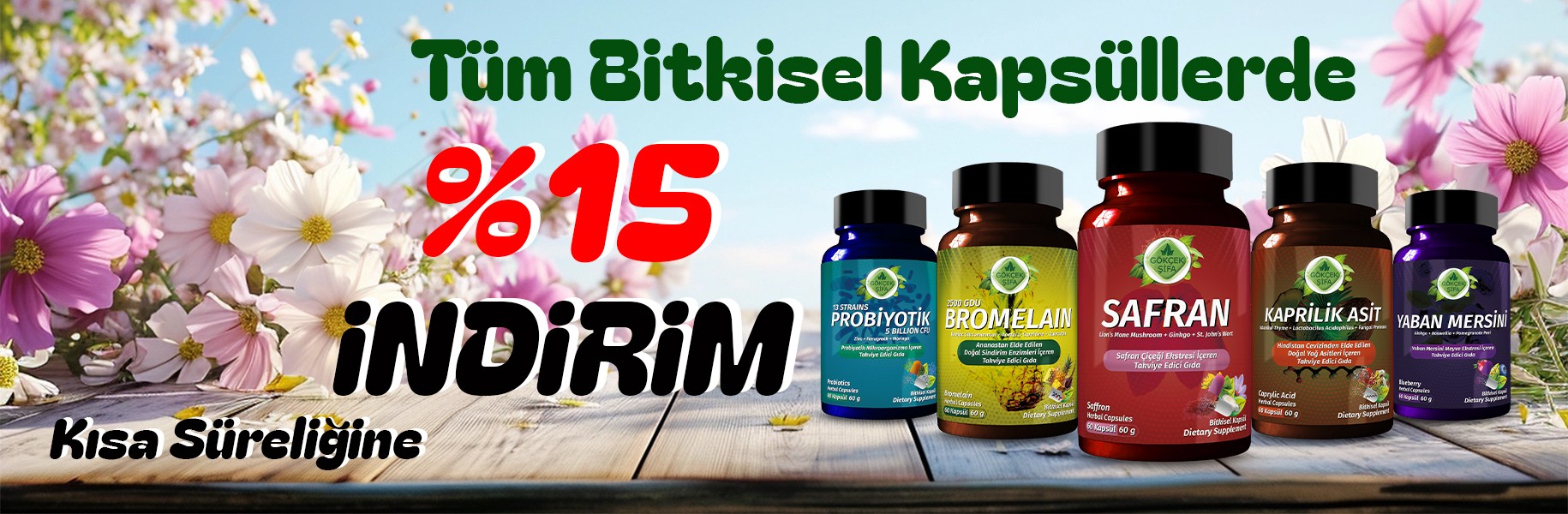 Kapsül sepette 15