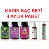 Ru6 Plus Kadın Saç Seti 4 Aylık Paket