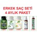Ru5 Plus Erkek Saç Seti 4 Aylık Paket