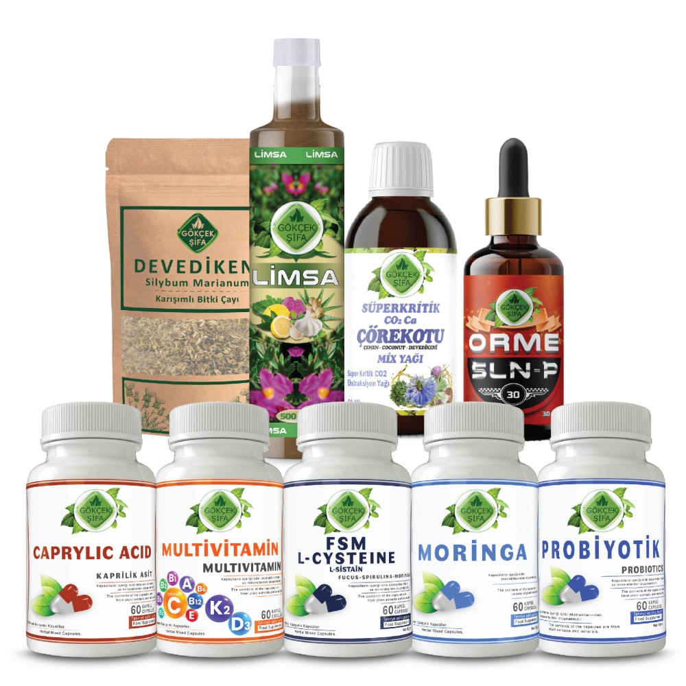 Multivitamin H Seti Gökçek Şifa Market İbrahim Gökçek Bitkisel Ürünler